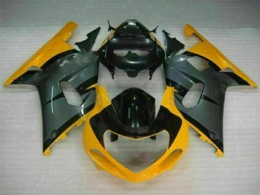 Cheap 2001-2003 Black Yellow Suzuki GSXR 600/750 Motorcycle Fairings Canada