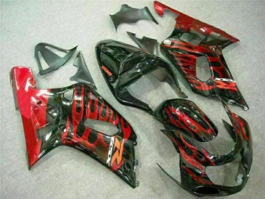 Cheap 2001-2003 Red Black Suzuki GSXR 600/750 Motorcycle Fairings Canada