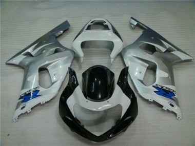 Cheap 2001-2003 Silver Black Suzuki GSXR 600/750 Plastics Fairing Kits Canada