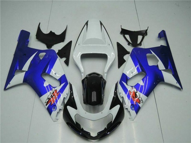 Cheap 2001-2003 White Blue Suzuki GSXR 600/750 Motorcycle Fairings Canada