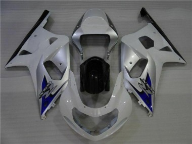 Cheap 2001-2003 White Silver Suzuki GSXR 600/750 Motorcycle Fairings Canada