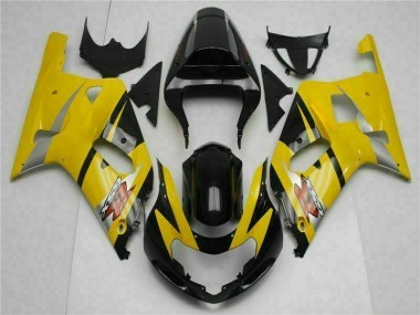 Cheap 2001-2003 Yellow Suzuki GSXR 600/750 Full Fairing Kit Canada