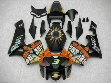 Cheap 2005-2006 Black Honda CBR600RR Plastics Fairing Kit Canada