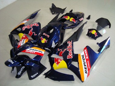 Cheap 2005-2006 Dark Blue Red Bull Honda CBR600RR Motorcycle Fairings Canada