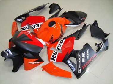 Cheap 2005-2006 Matte Black Repsol Race Honda CBR600RR Motorcycle Fairings Canada