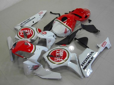 Cheap 2005-2006 Pearl White Lucky Strike Honda CBR600RR Motorcycle Fairings Canada