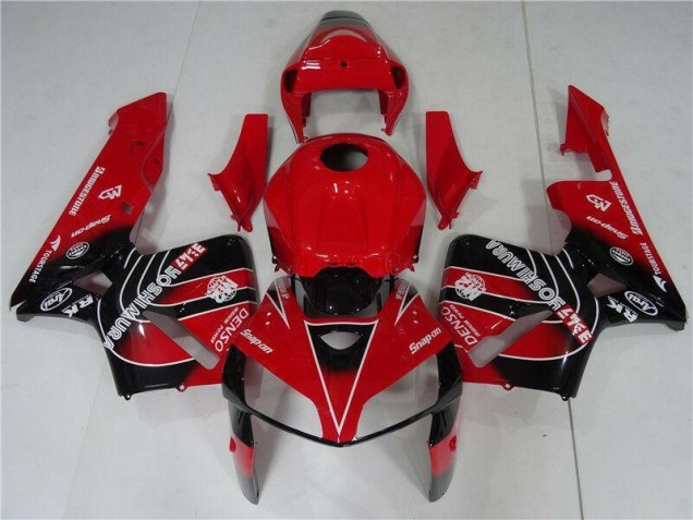 Cheap 2005-2006 Red Black Honda CBR600RR Full Fairing Kit Canada