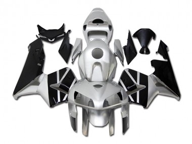 Cheap 2005-2006 Silver Black Honda CBR600RR Plastics Motorcycle Fairings Canada