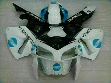 Cheap 2005-2006 White Blue Honda CBR600RR Full Fairing Kit Canada