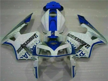 Cheap 2005-2006 White Blue Honda CBR600RR Motorcycle Fairings Canada