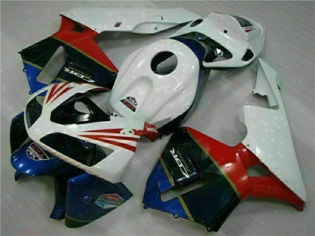 Cheap 2005-2006 White Honda CBR600RR Plastic Full Fairing Kit Canada