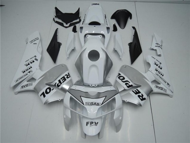 Cheap 2005-2006 White Silver Black Honda CBR600RR Motorcycle Fairings Canada