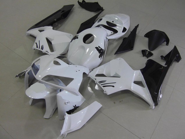 Cheap 2005-2006 White with Special Decals Honda CBR600RR Motorcycle Fairings Canada