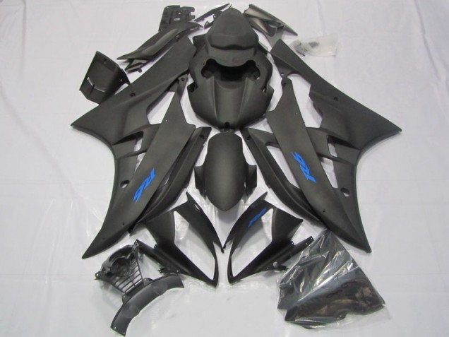 Cheap 2006-2007 Black Blue Decal Yamaha YZF R6 Motorcycle Fairings Canada