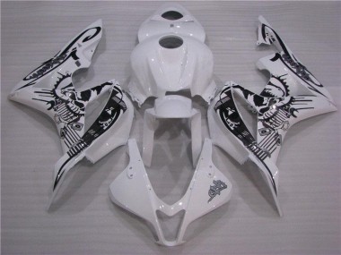 Cheap 2007-2008 Black White Honda CBR600RR Motorcycle Fairings Canada