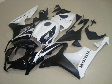 Cheap 2007-2008 Matte Black White Honda CBR600RR Motorcycle Fairings Canada