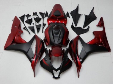 Cheap 2007-2008 Red Black Honda CBR600RR Motorcycle Fairings Canada