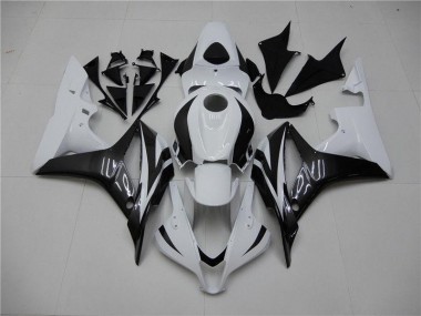 Cheap 2007-2008 White Black Honda CBR600RR Plastics Motorcycle Fairings Canada