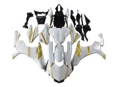 Cheap 2015-2019 White Gold Yamaha YZF R1 Motorcycle Fairings Canada